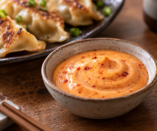 Gyoza-Dip mit Chili-Mayo – einfaches Rezept